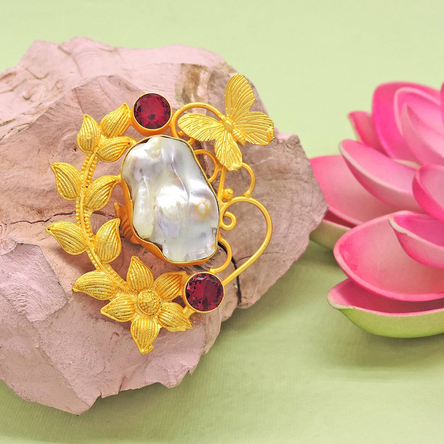 Gohar Druzy Ring