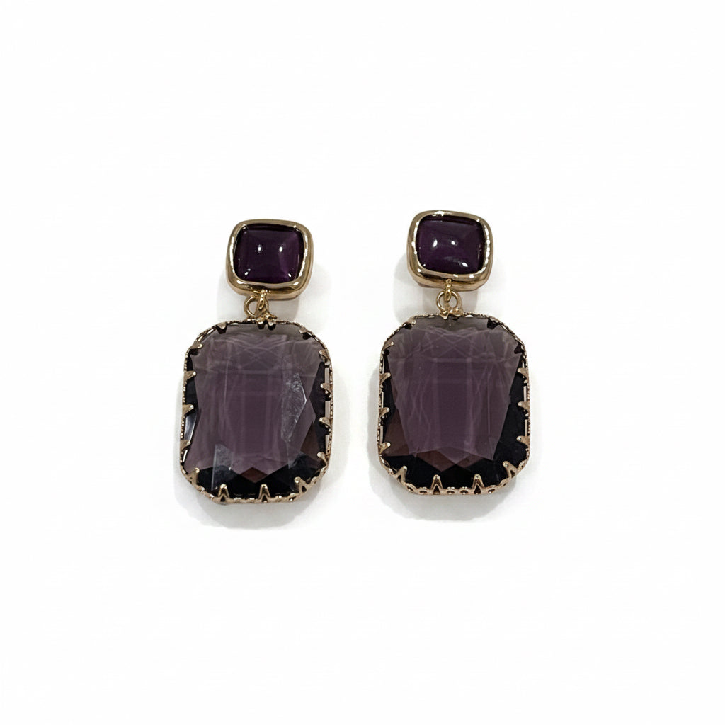 Crystal Earrings.