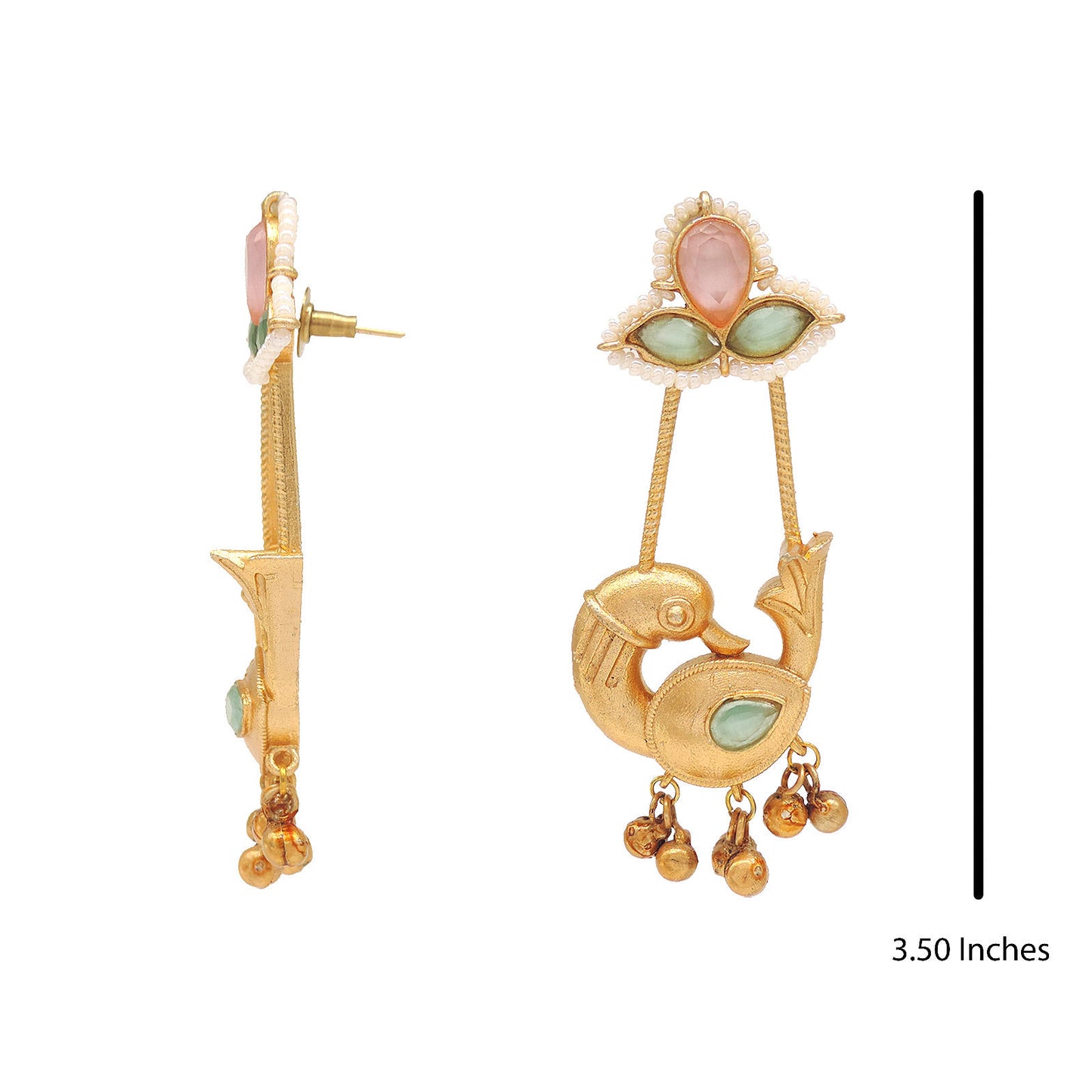 Peacock Traditional Earrings.