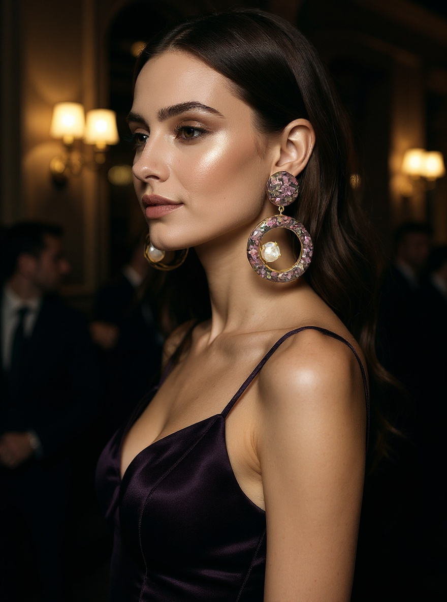 Party glam Earrings.