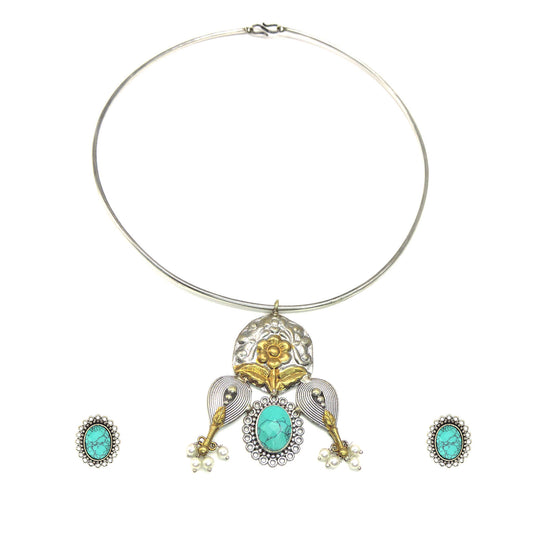 Moon Moon Ethnic Necklace Set.