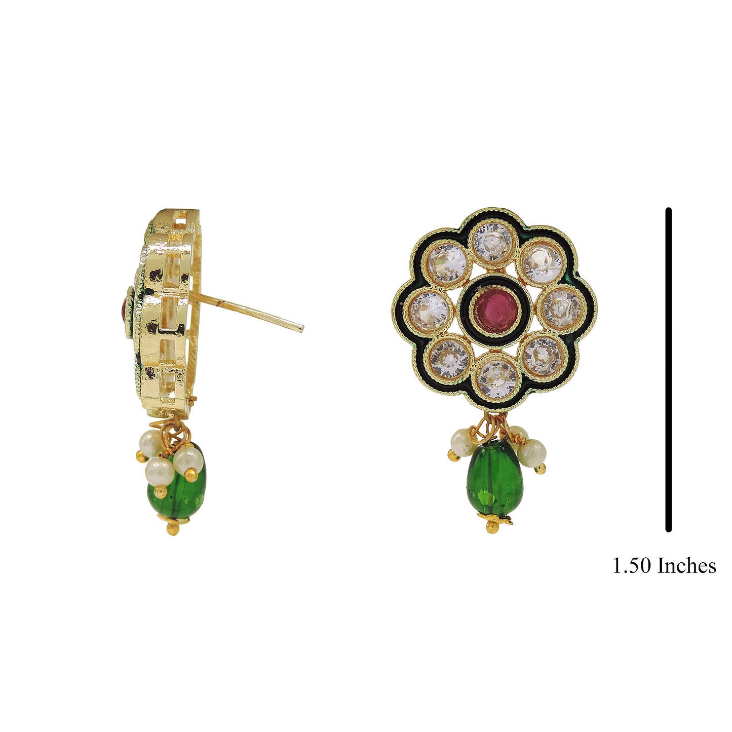 Pragati Polki Traditional Set.