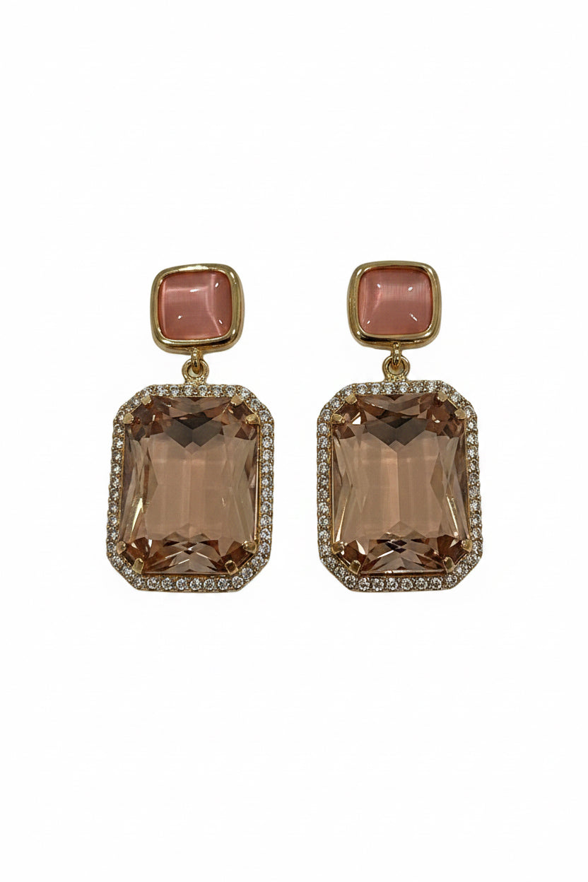 Crystal Earrings.