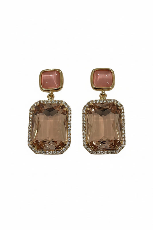 Crystal Earrings.