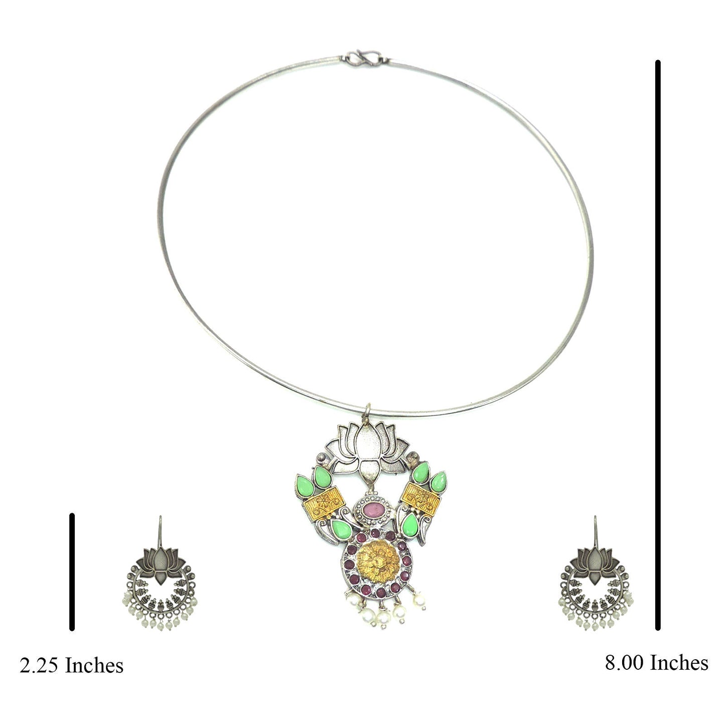 Aarya Ethnic Necklace Set.