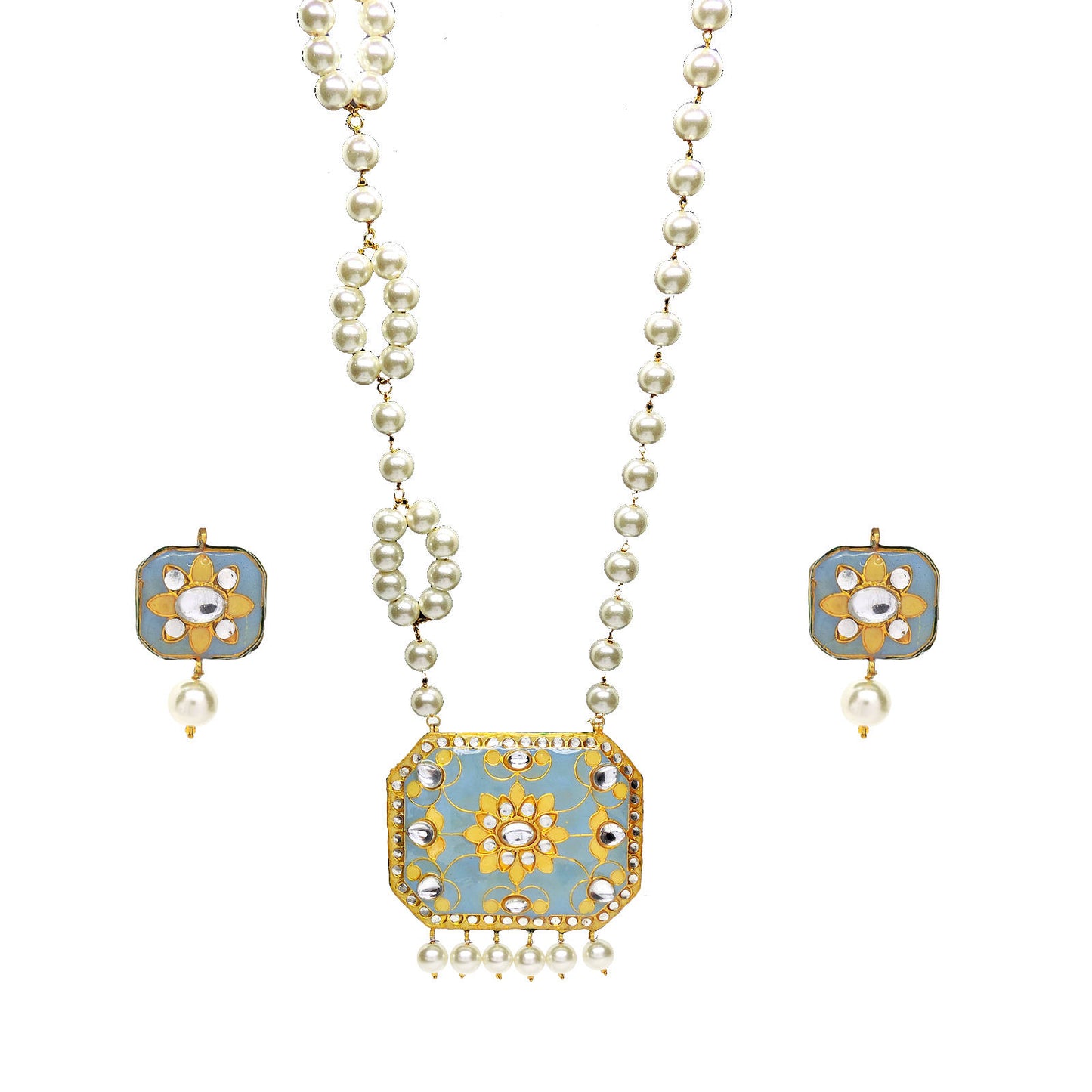 Tanha Pearl Necklace Set.