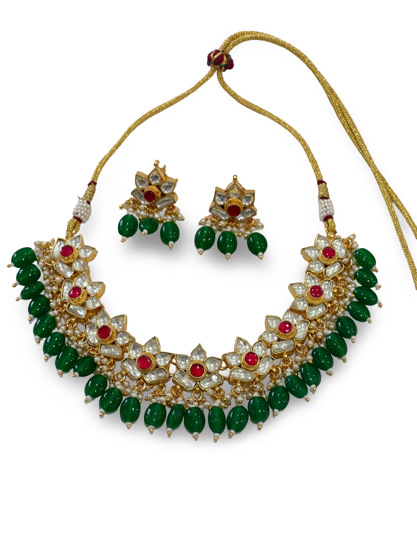 Jasmine Monalisa Tyani kundan Set