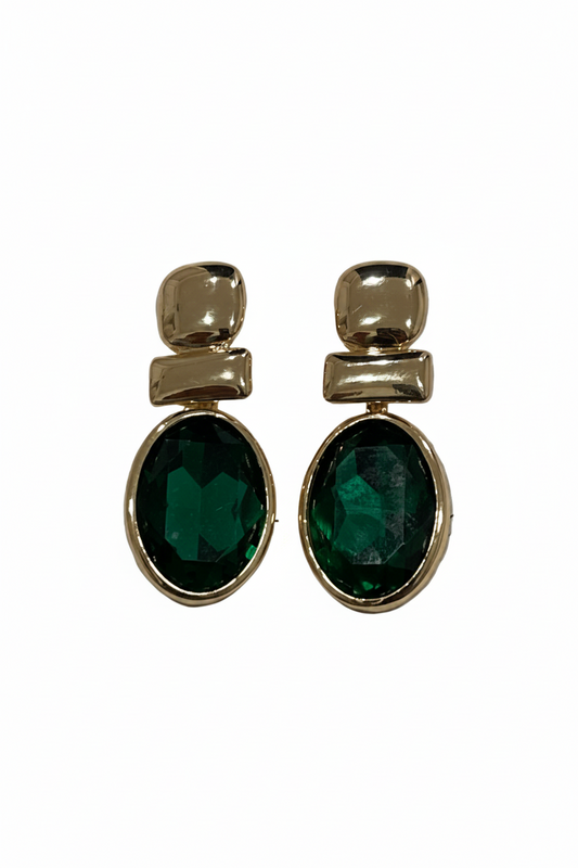 Eliana Emerald Earrings.