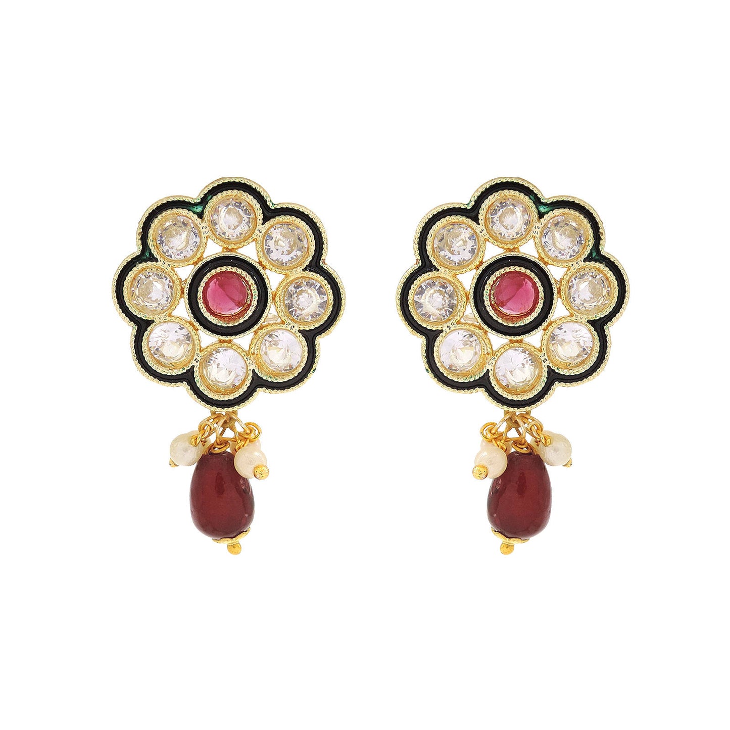 Pragati Polki Traditional Set.