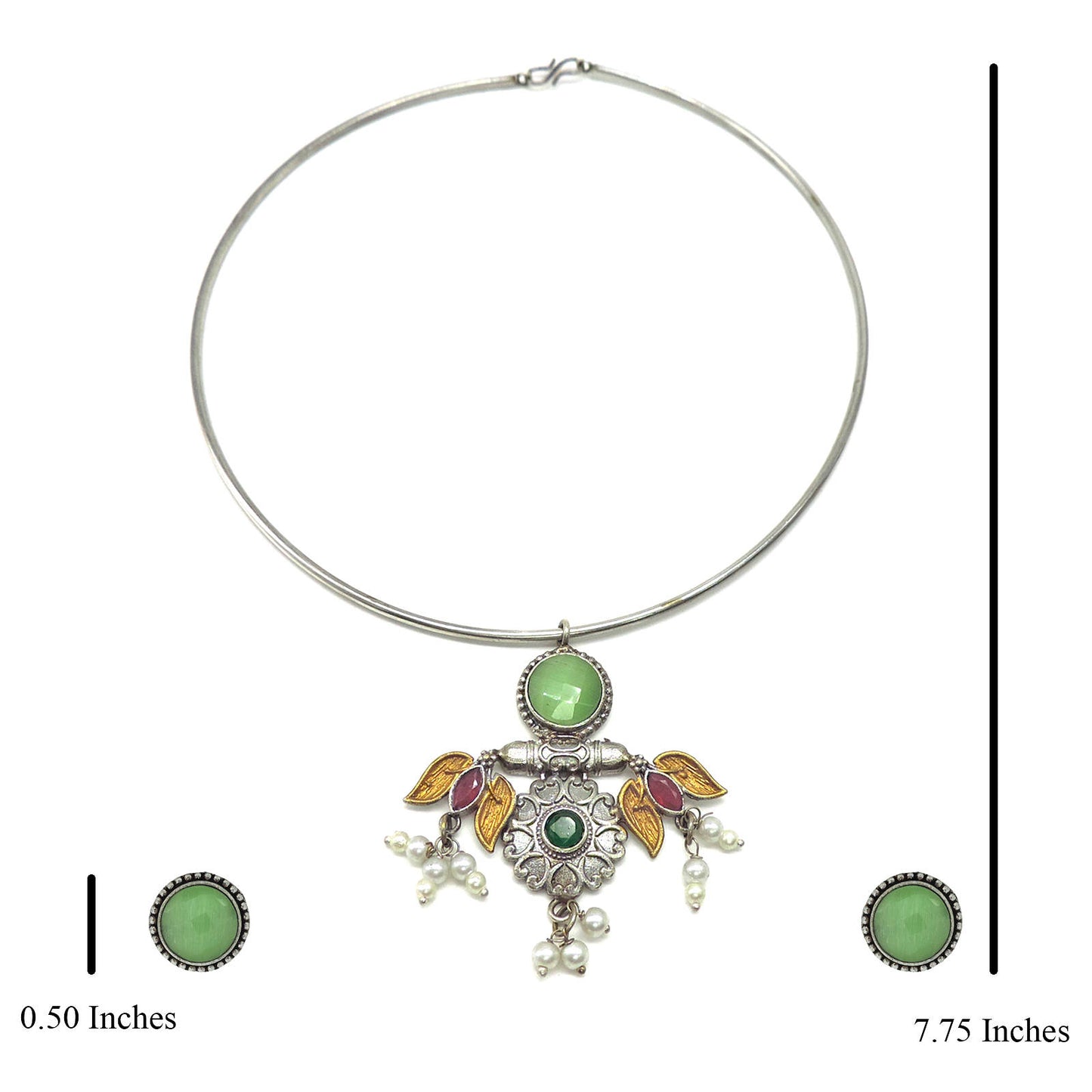 Carey Ethnic Necklace Set.