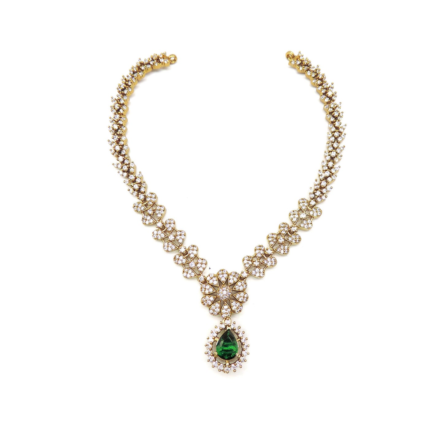 House of Emerald Necklace Set.