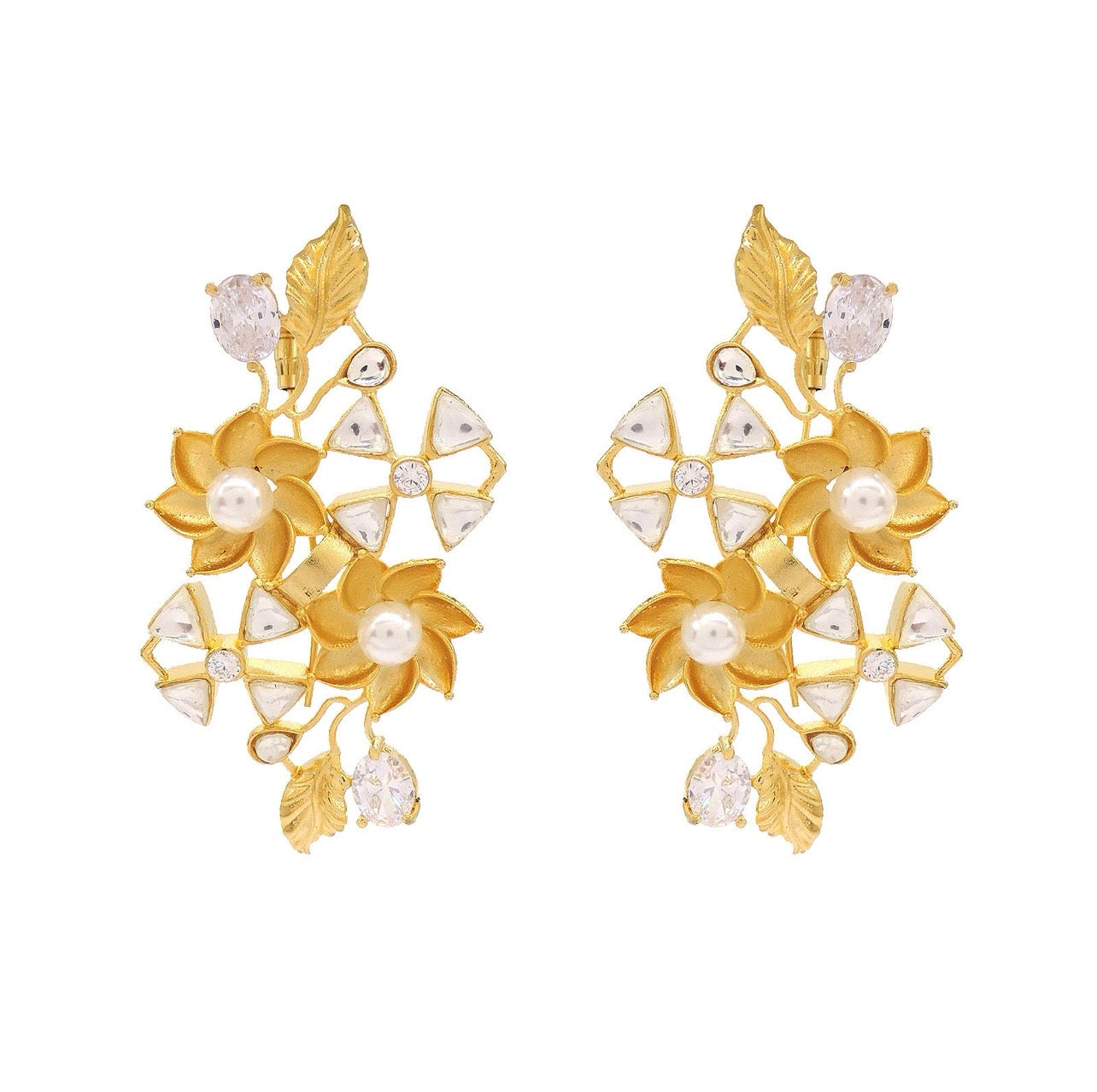 Apricot candy Earrings.