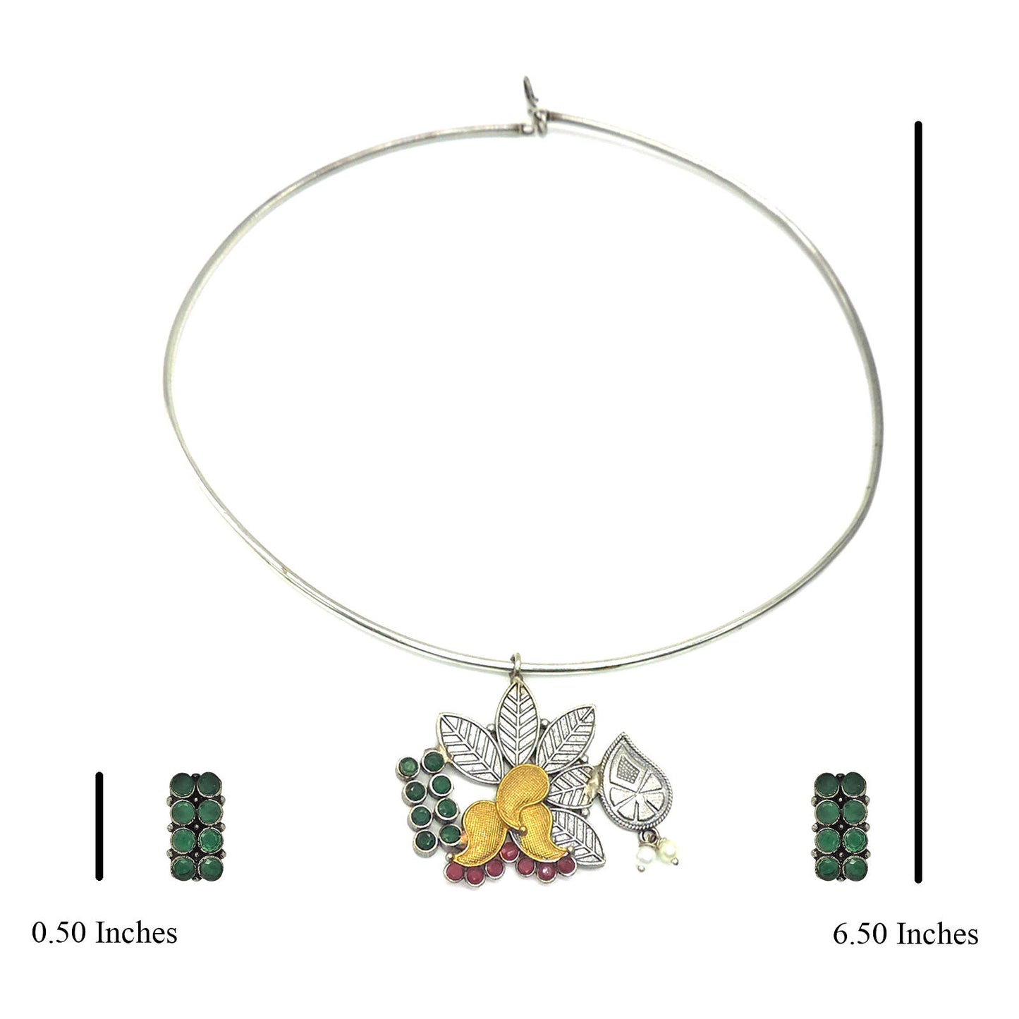 Rosa Ethnic Necklace Set.