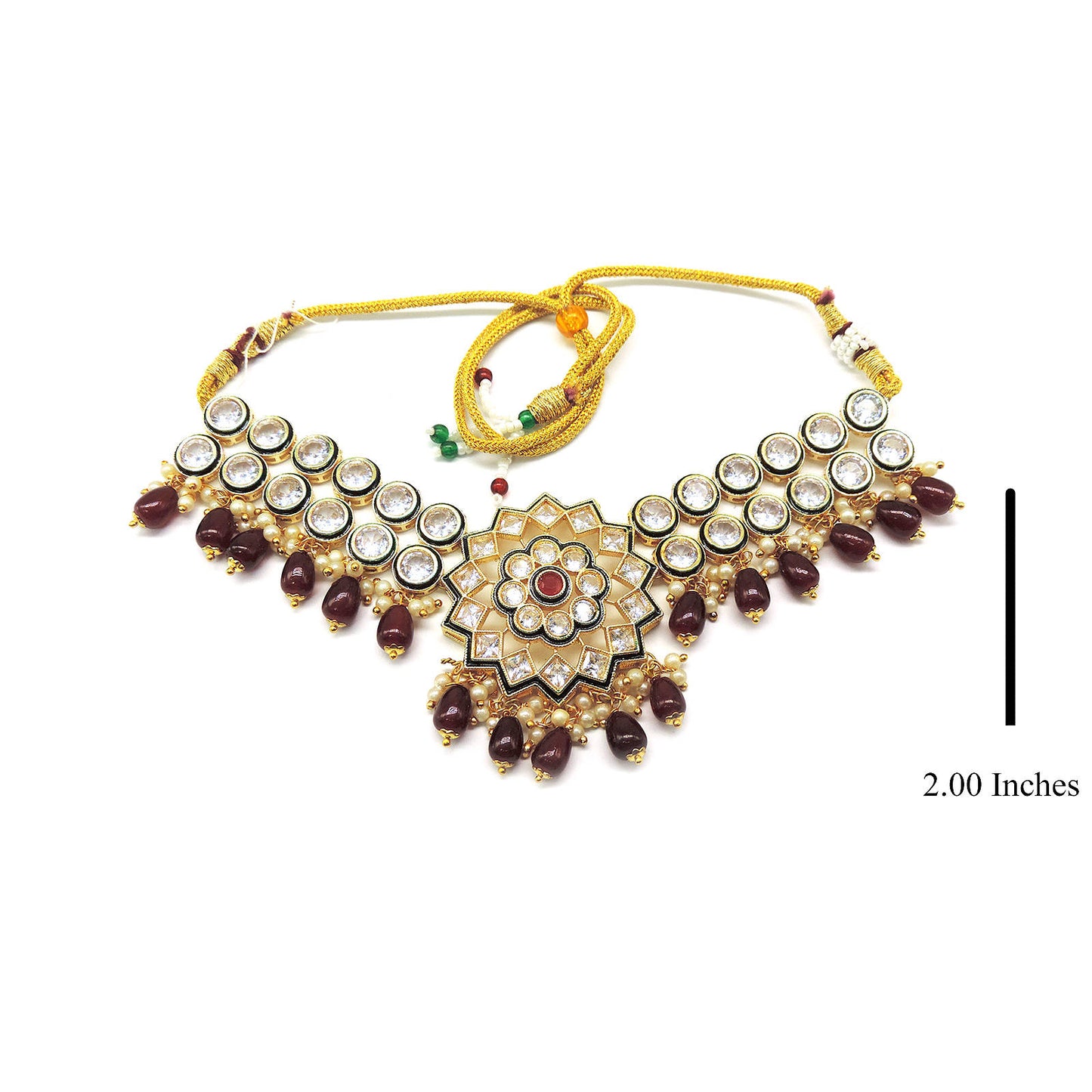 Pragati Polki Traditional Set.