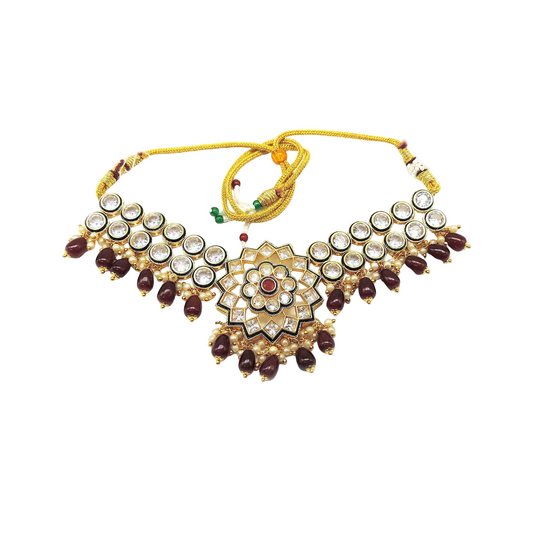 Pragati Polki Traditional Set.