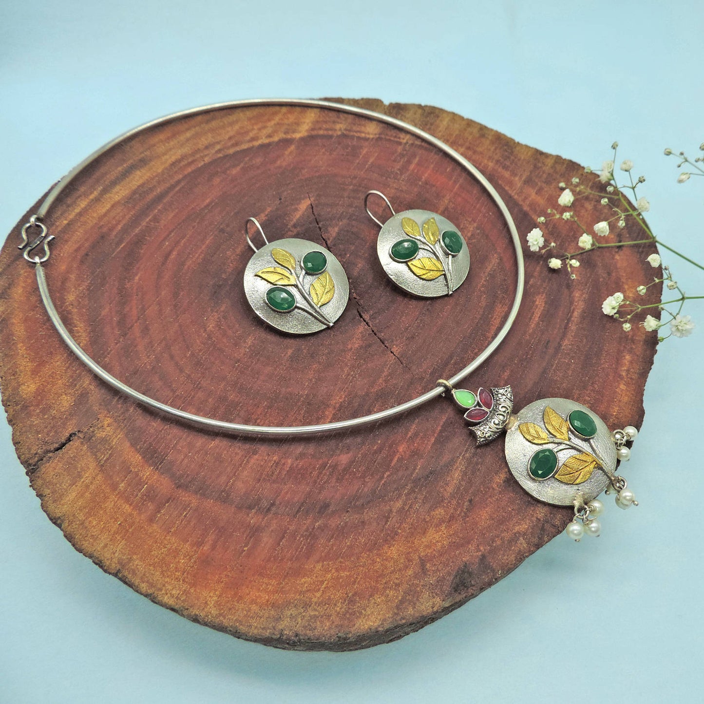 Chandra Ethnic Necklace Set.