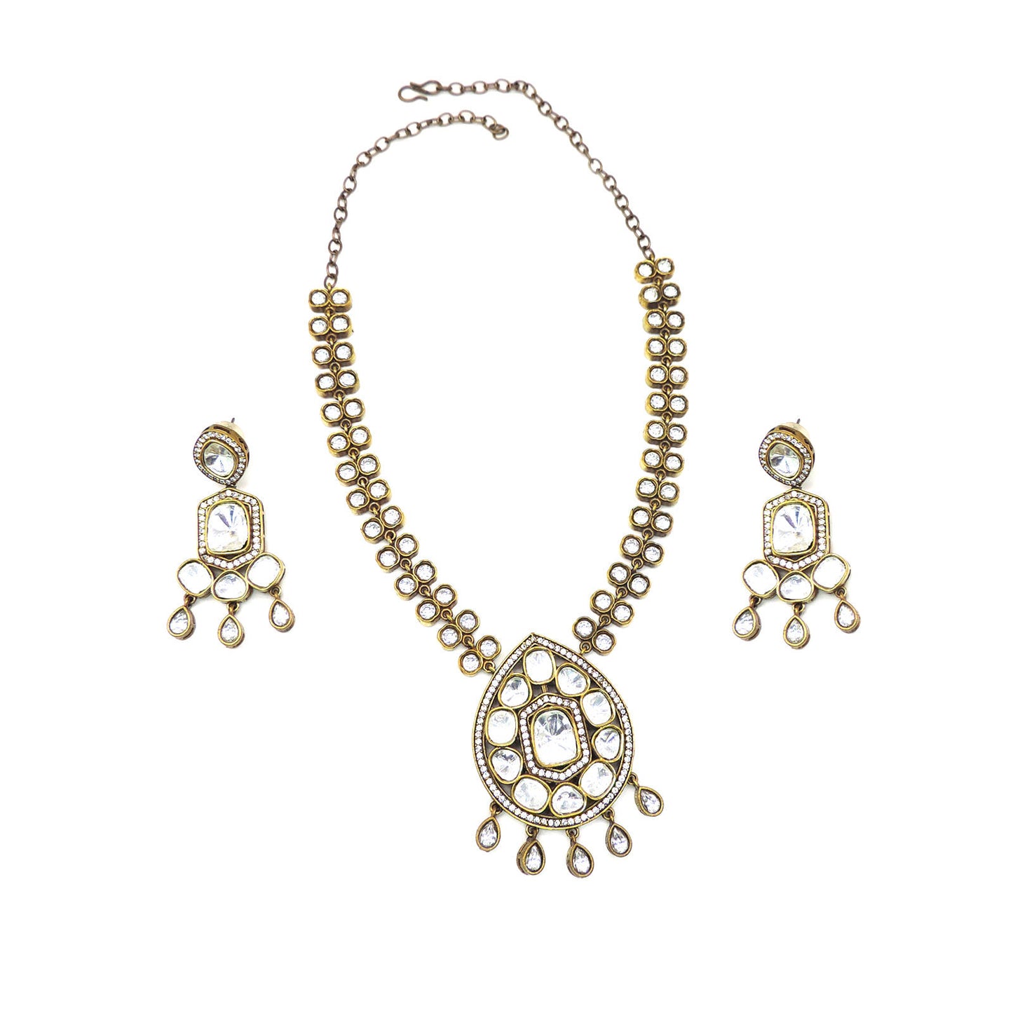 Samira Polki Necklace Set.