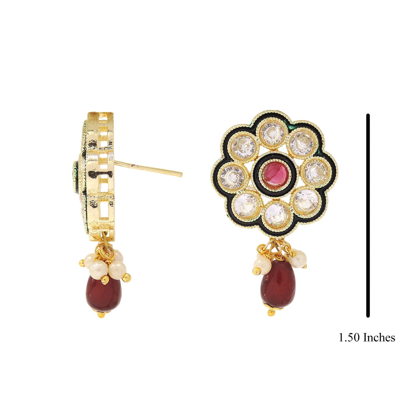 Pragati Polki Traditional Set.