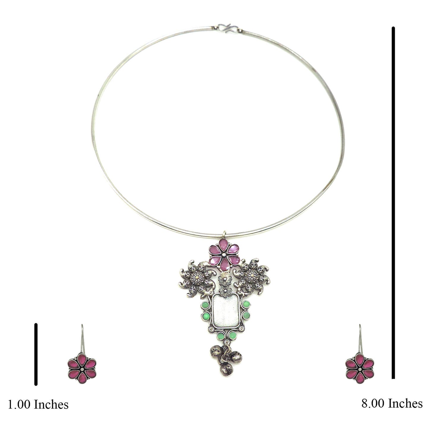 Addai German Silver Necklace Set