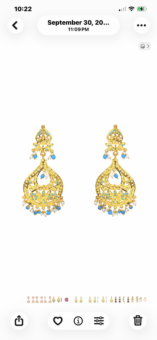 Kiza Jadau Earrings.