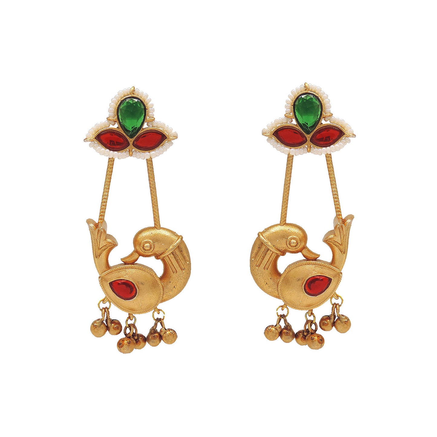Peacock Traditional Earrings.