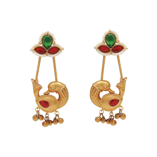 Peacock Traditional Earrings.
