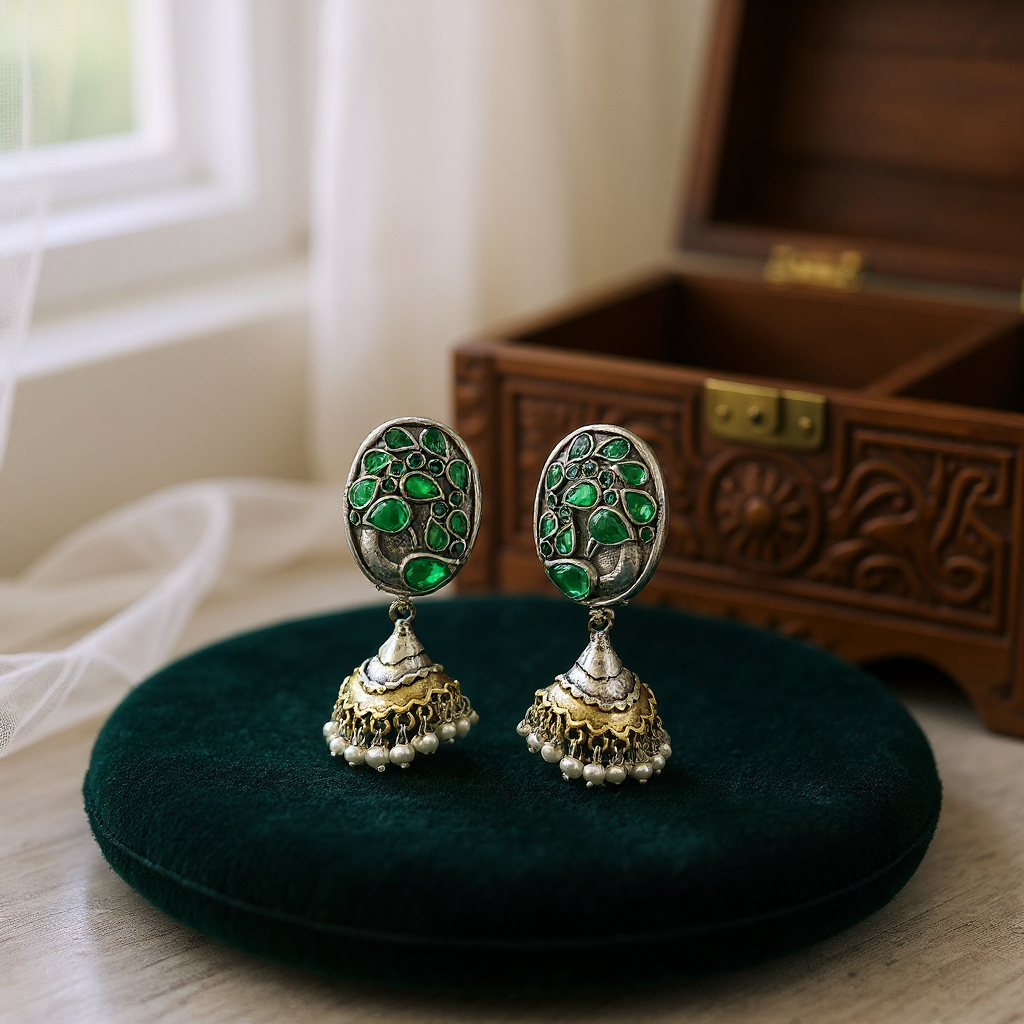 German Silver Necklace Set.