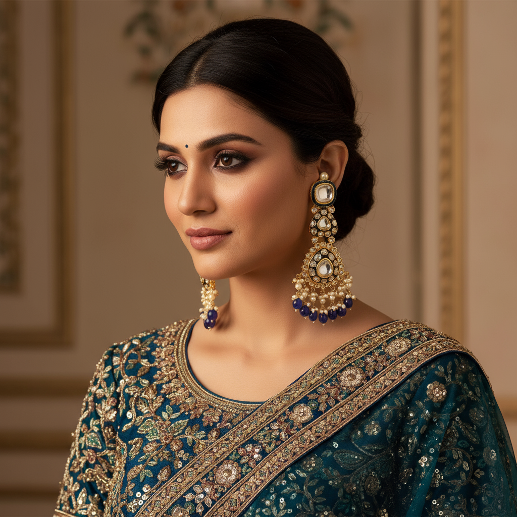 Rosevelt traditional  Earrings.