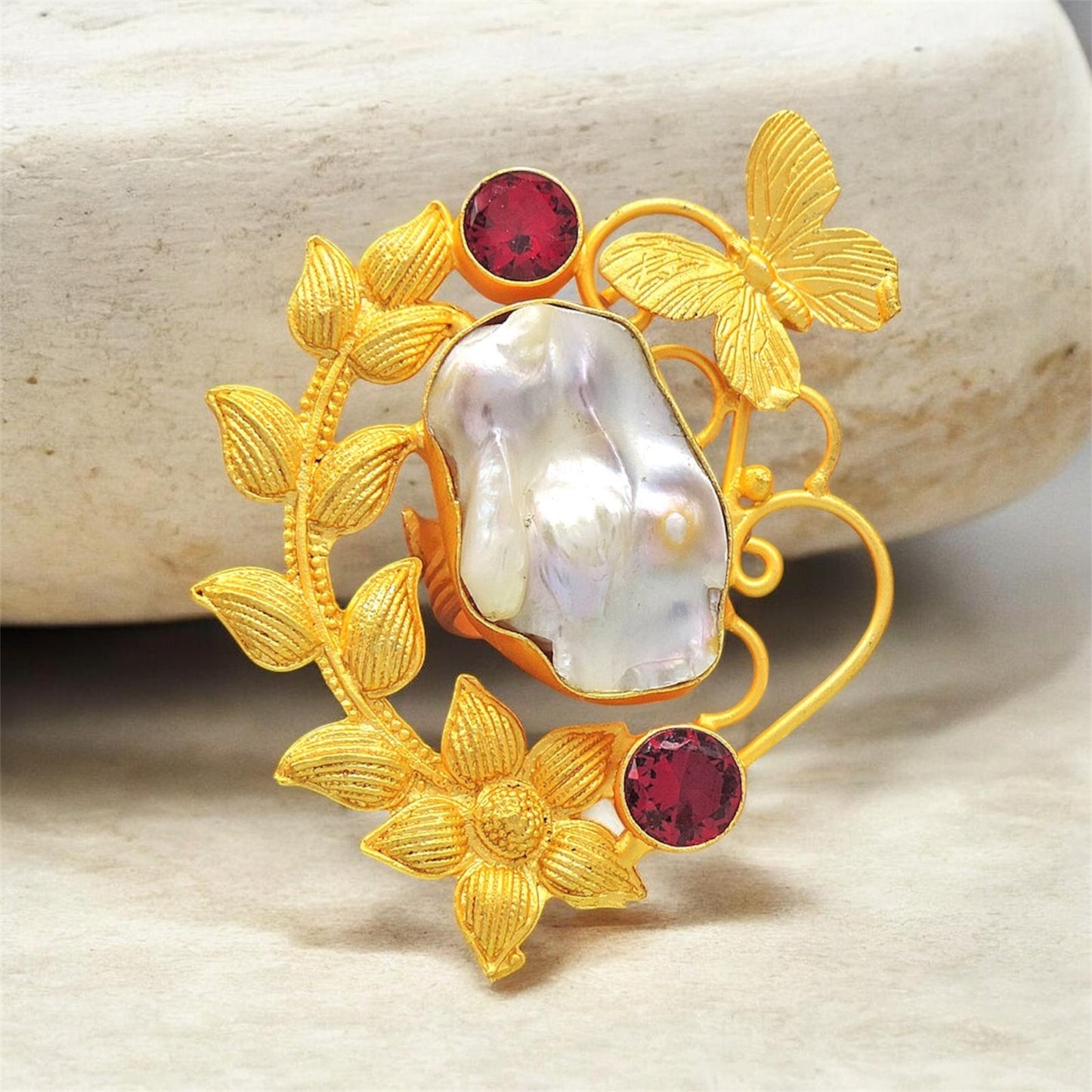 Gohar Druzy Ring