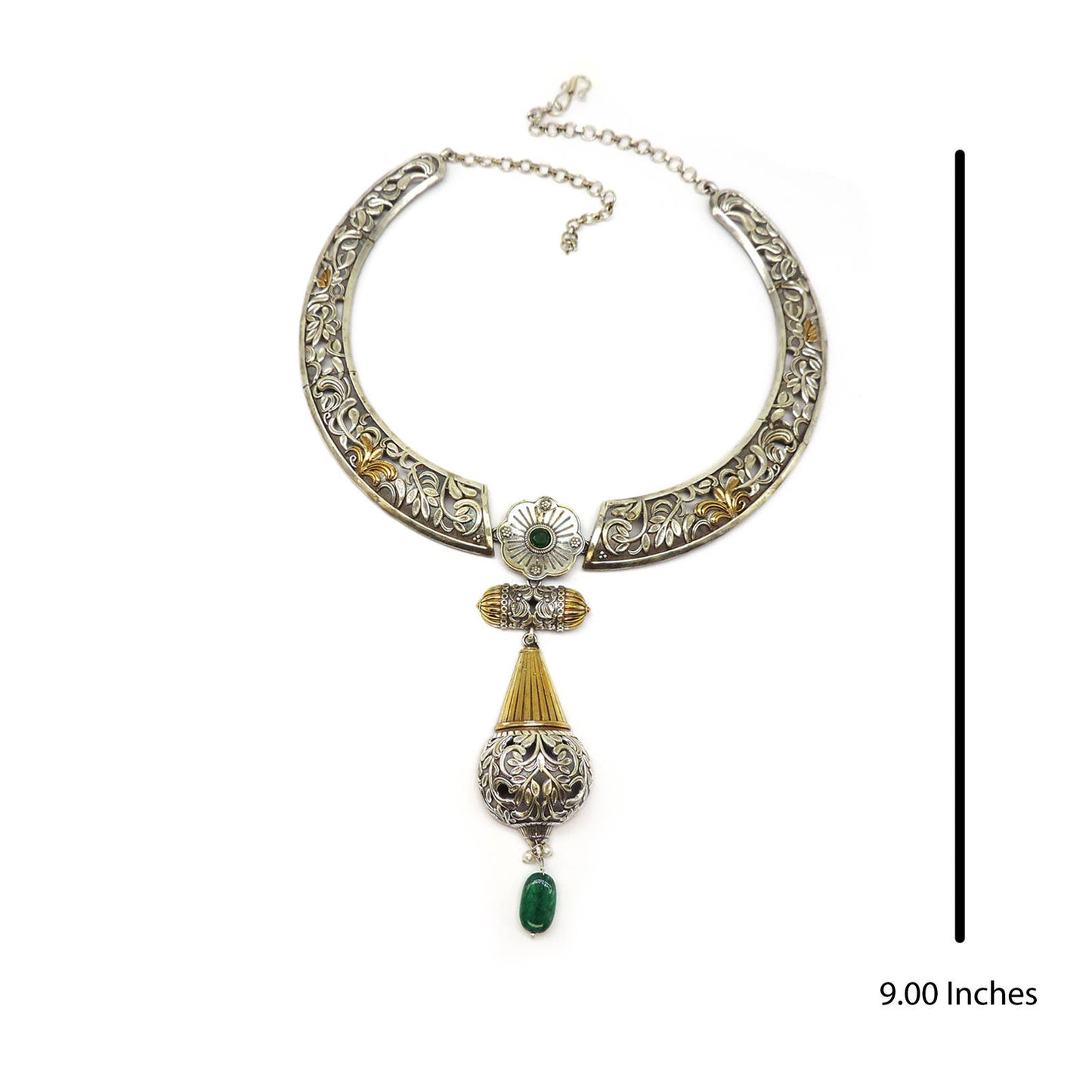 German Silver Necklace Set.