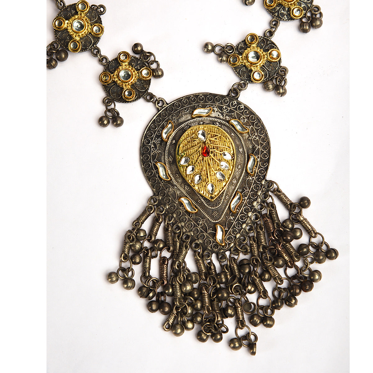 Antique Brass Necklace Set